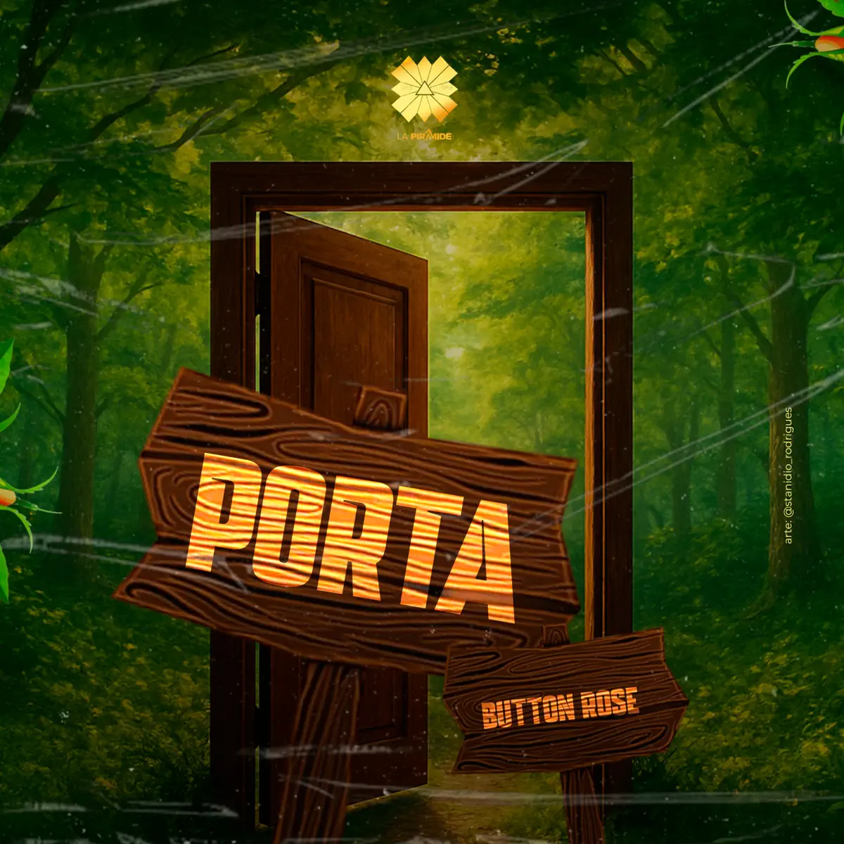 Button Rose – Porta
