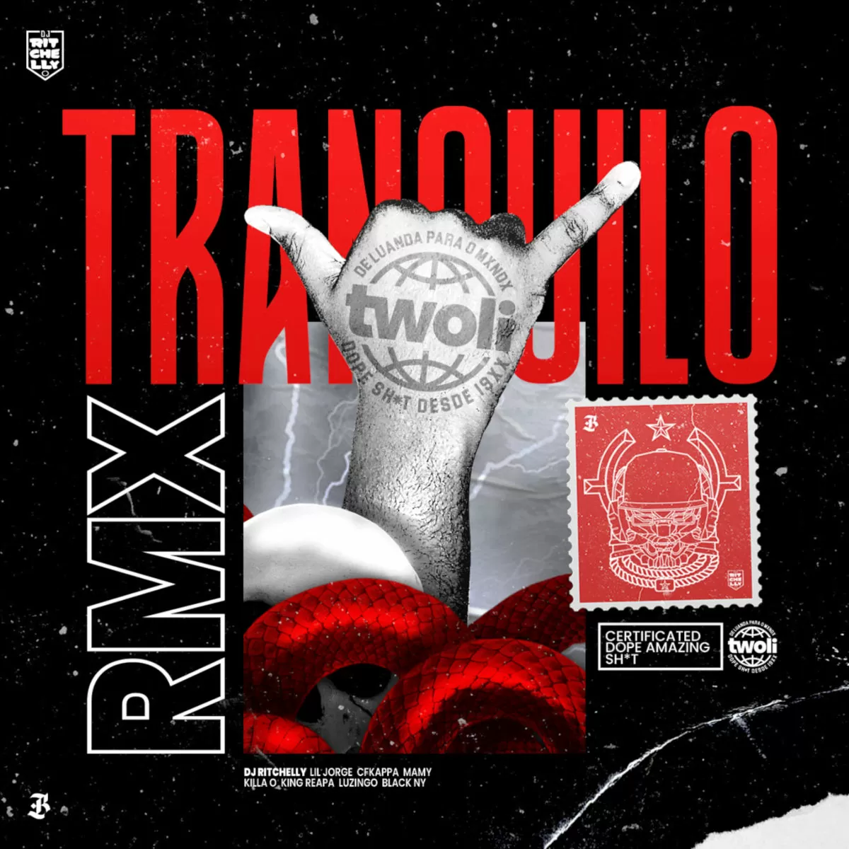 Dj Ritchelly ft. Lil Jorge, CFKappa, Killa O, King Reapa, Black Ny, Luzingo e Mamy – Tranquilo (Remix)