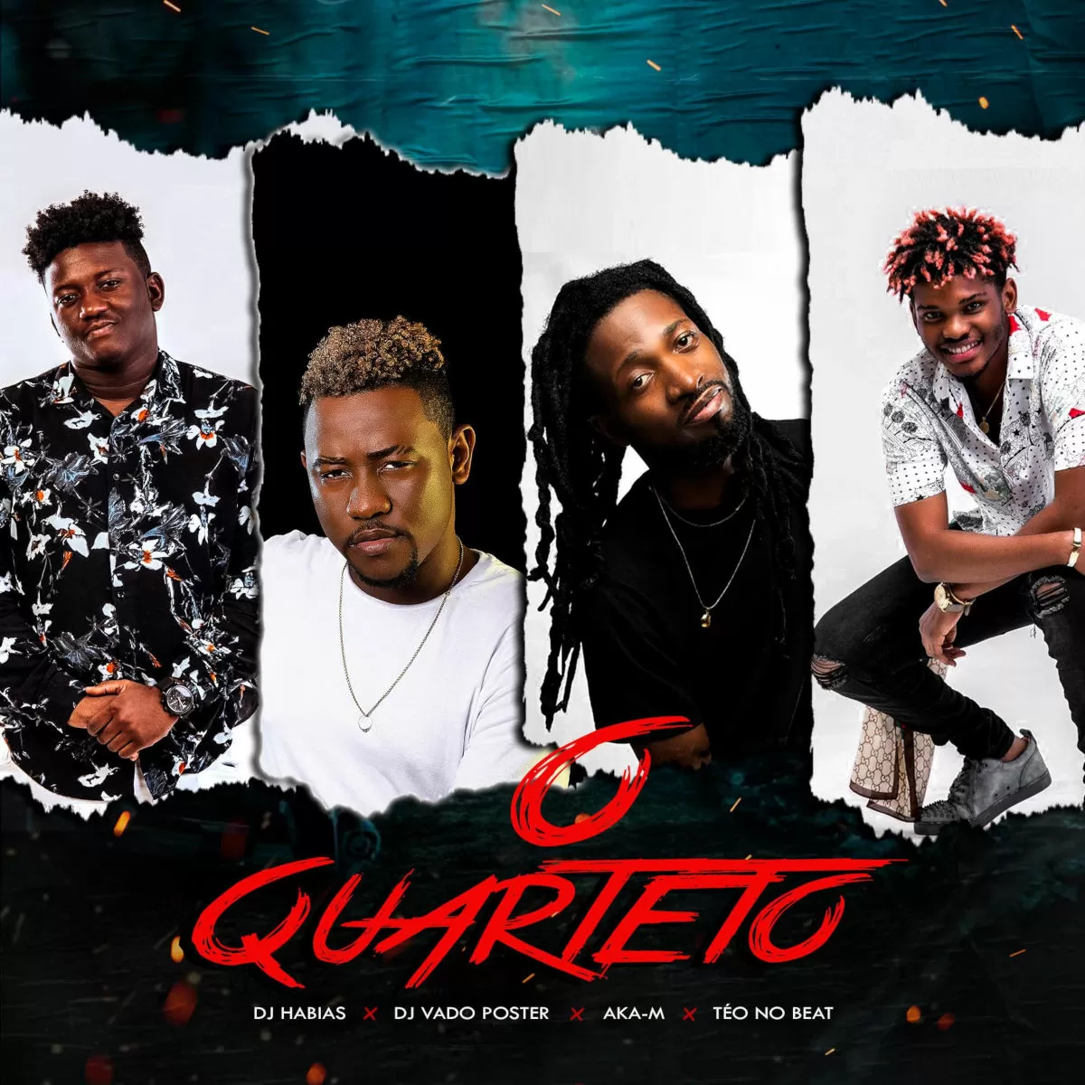 Dj Habias, Dj Vado Poster, Aka M & Teo No Beat – O Quarteto (Beat)