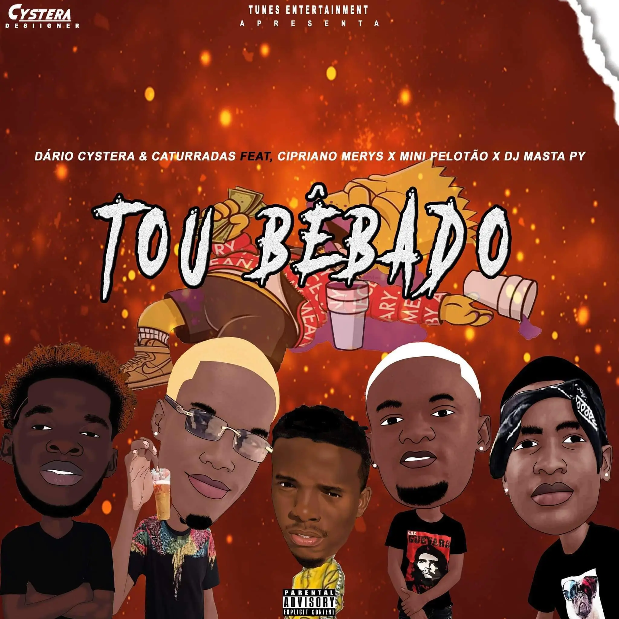 Dário Cystera & Caturradas – Tou Bêbado (feat. Cipriano Merys, Mini Pelotão & DJ Masta Py)