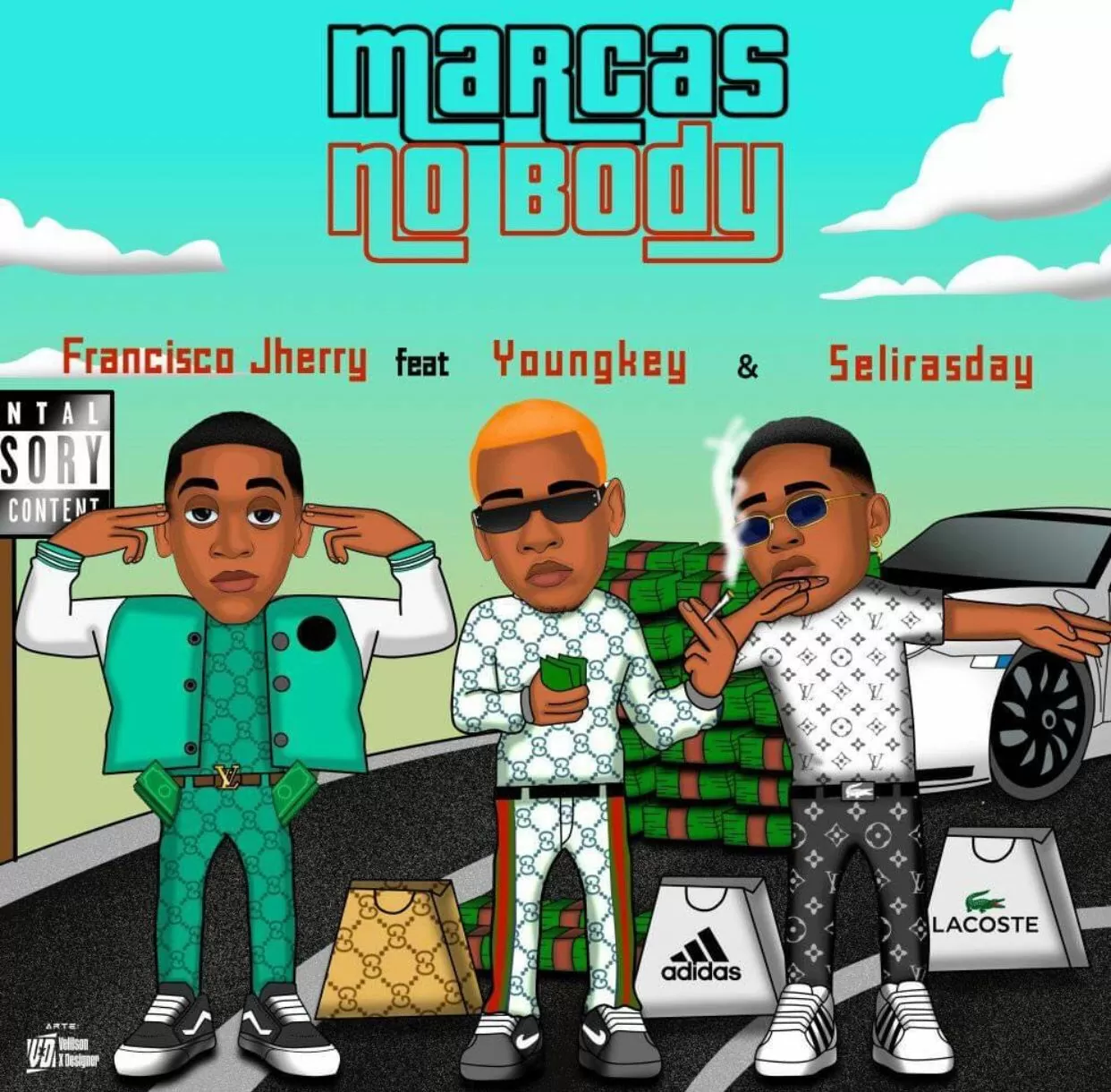 Francisco Jherry – Marcas No Body (feat. YoungKey CBG & Salirasday)
